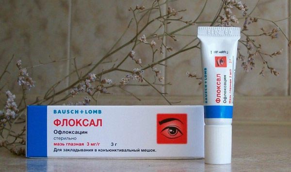 использование Флоксала при глазных инфекциях