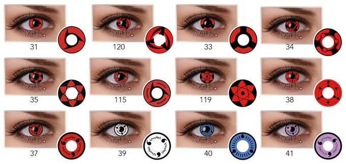 линзы из Наруто