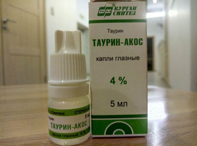 глазные капли с таурином