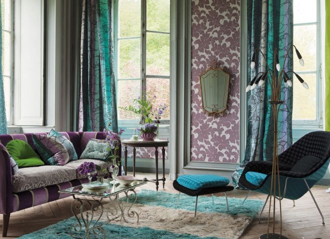 Гостиная в стиле эклектика