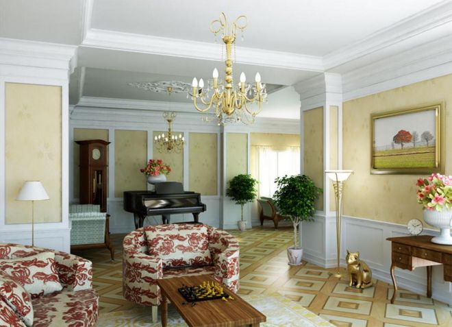 Дизайн обоев эклектика