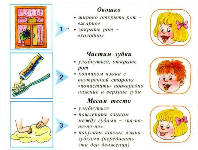 артикуляционная гимнастика для детей 3 41