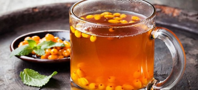 чай из свежей облепихи