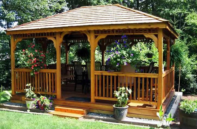 Дизайн современных беседок1