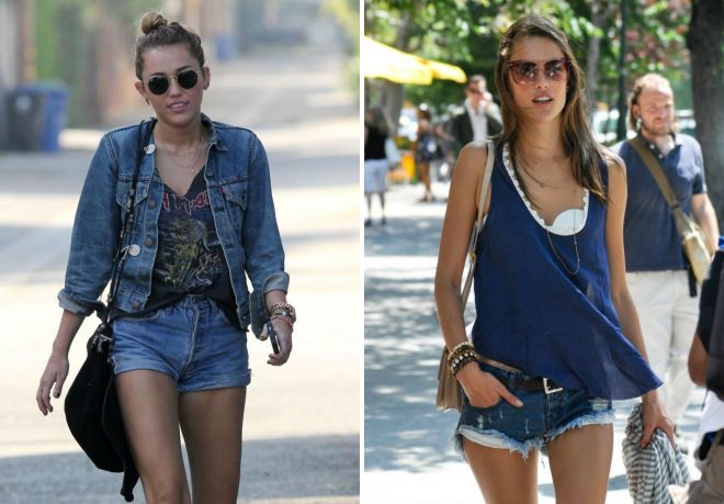 женские джинсовые шорты