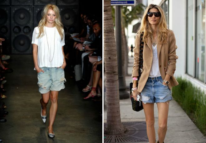 красивые джинсовые шорты