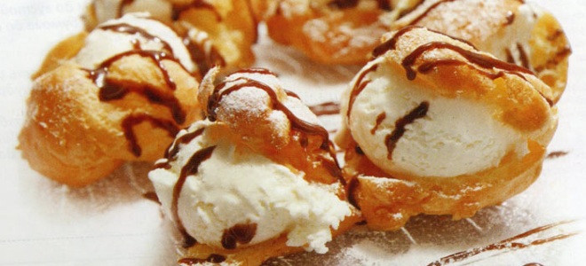 эклеры с творогом