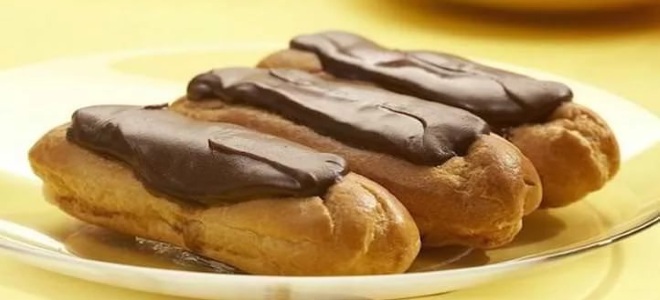 эклеры со сгущенкой