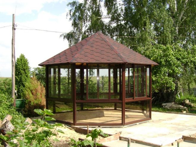 Алюминиевые окна для беседки Алюминиевые окна для беседки