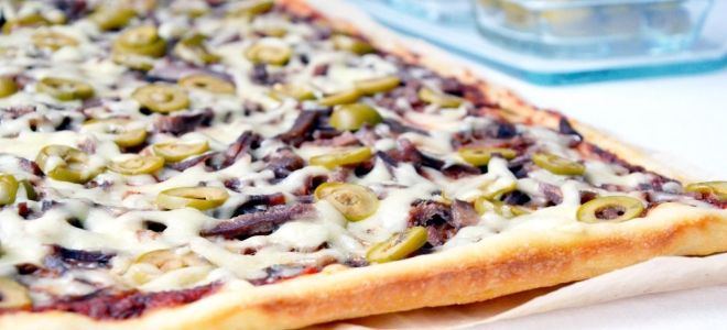 пицца с говяжьим языком пицца с говяжьим языком