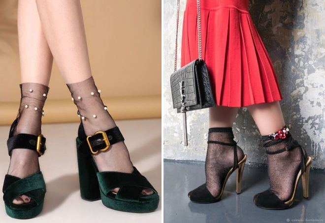 прозрачные носки под босоножки прозрачные носки под босоножки