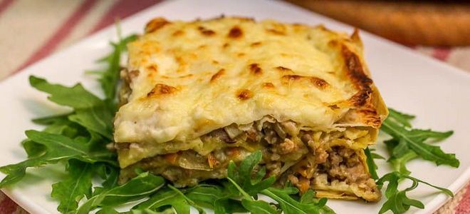 рецепт лазаньи из лаваша с фаршем рецепт лазаньи из лаваша с фаршем