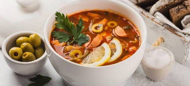 солянка со свининой солянка со свининой