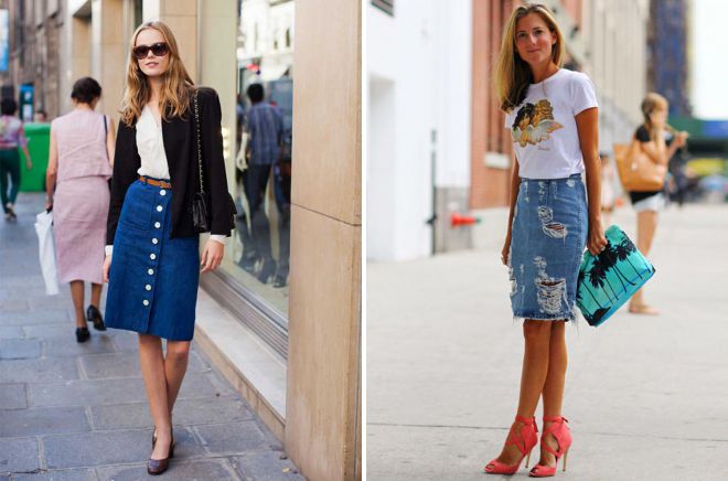 джинсовый стиль юбки джинсовый стиль юбки