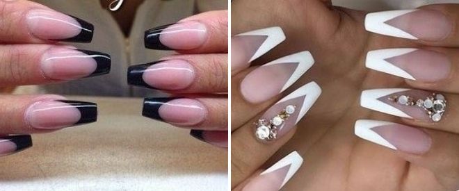 маникюр балерина френч маникюр балерина френч