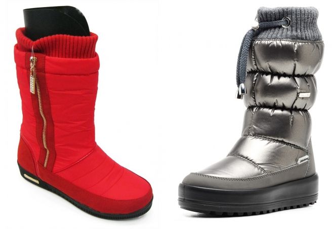 модные сапоги дутики модные сапоги дутики