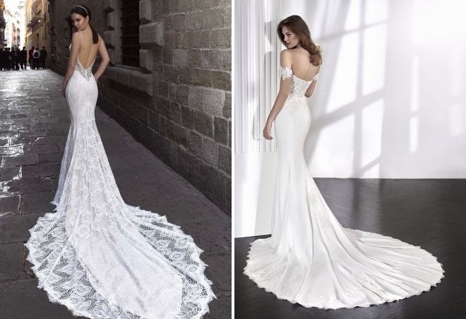 платье русалка со шлейфом платье русалка со шлейфом