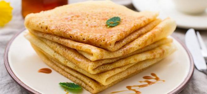 фото11 пышные блины на кефире с яйцом