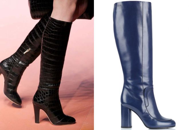 весенние сапоги на толстом каблуке весенние сапоги на толстом каблуке