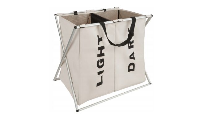 двойная корзина для белья двойная корзина для белья