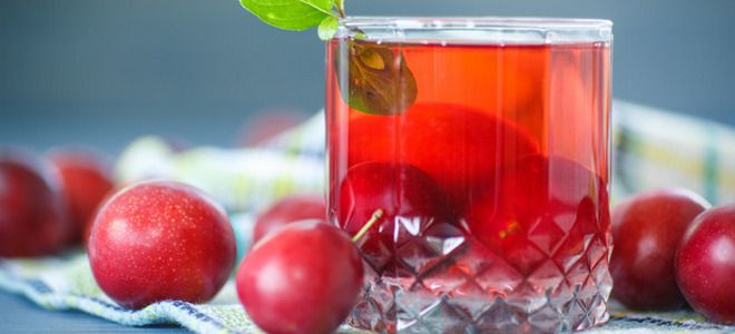 компот из слив и вишни на зиму компот из слив и вишни на зиму