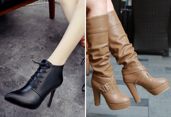 кожаная обувь на каблуке кожаная обувь на каблуке