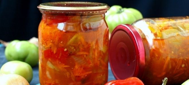 лечо из зеленых помидор лечо из зеленых помидор