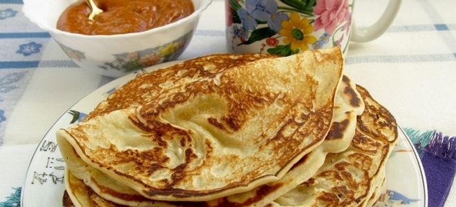 фото12 пышные блины на кефире без яиц