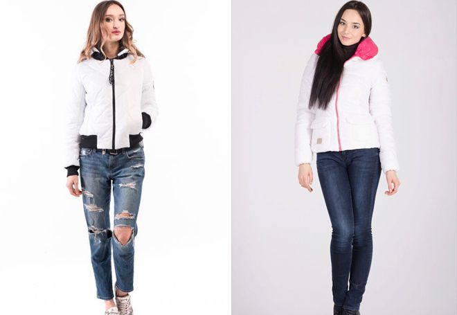 с чем носить белую короткую куртку с чем носить белую короткую куртку