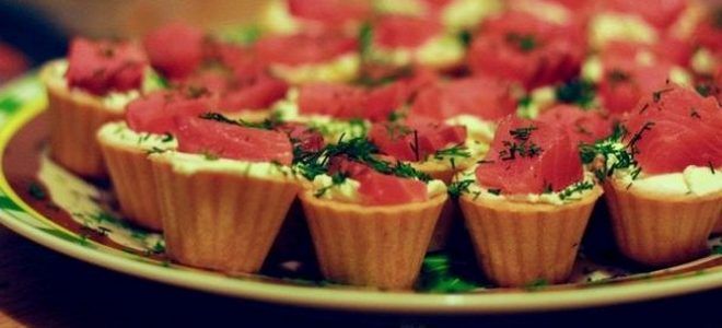 тарталетки с рыбной начинкой тарталетки с рыбной начинкой