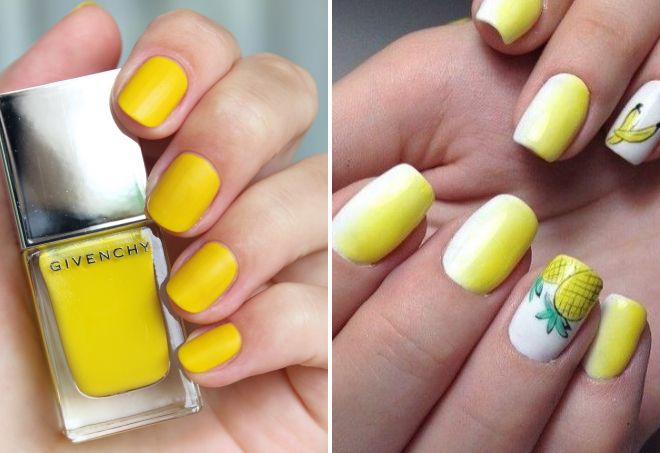 желтый матовый маникюр желтый матовый маникюр