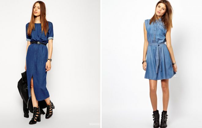 джинсовый стиль платья джинсовый стиль платья