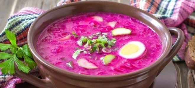холодный борщ из маринованной свеклы холодный борщ из маринованной свеклы