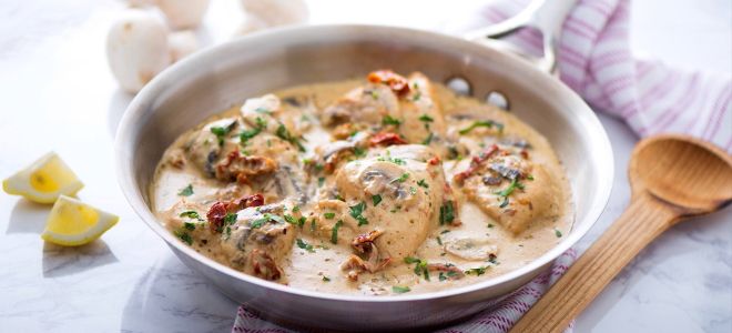 индейка в сливочно сырном соусе индейка в сливочно сырном соусе