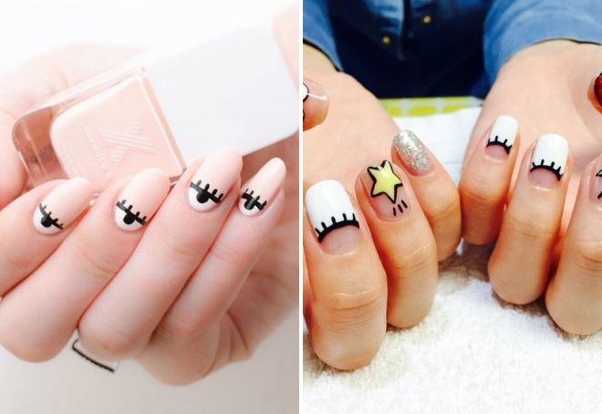 лунный маникюр на короткие ногти лунный маникюр на короткие ногти
