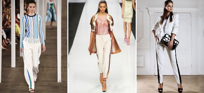 стильные белые брюки стильные белые брюки