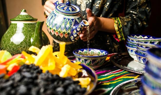 Чайная церемония в Узбекистане Чайная церемония в Узбекистане