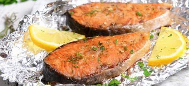 форель в фольге на сковороде форель в фольге на сковороде