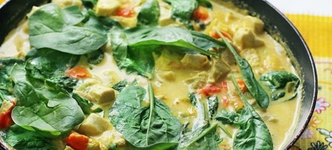 индейка со шпинатом и сливками индейка со шпинатом и сливками