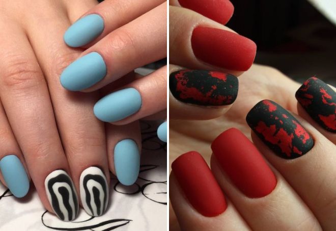 матовый дизайн на короткие ногти матовый дизайн на короткие ногти