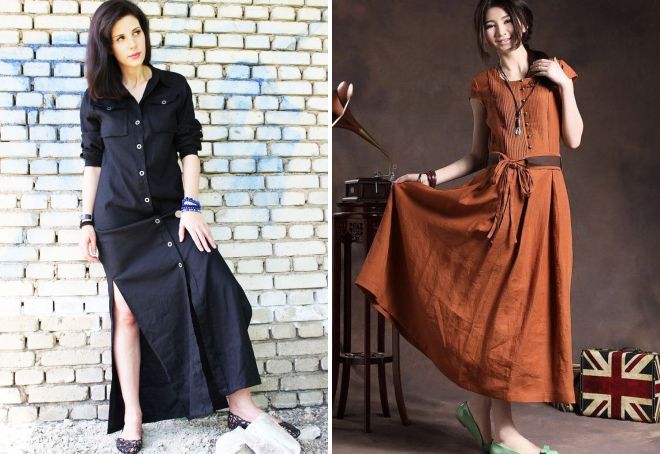 с чем носить льняное платье с чем носить льняное платье