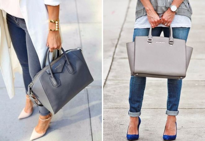 сумка серого цвета сумка серого цвета