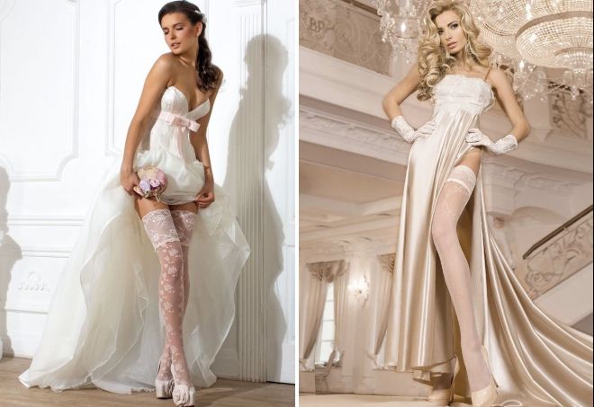 свадебные чулки айвори свадебные чулки айвори