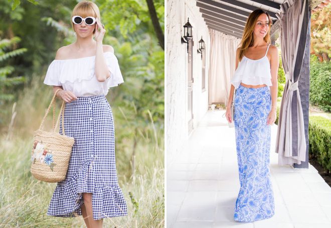 юбка и топ с воланом юбка и топ с воланом