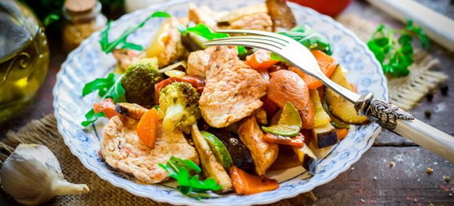 рецепт индейки с овощами в духовке рецепт индейки с овощами в духовке