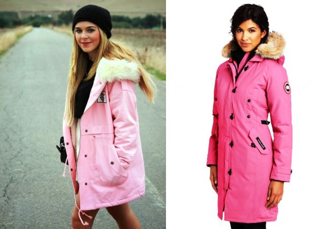 розовая парка розовая парка