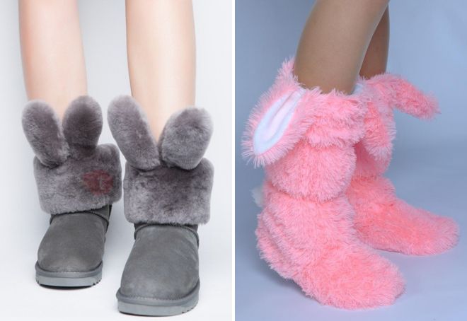 сапоги с мехом и ушками сапоги с мехом и ушками