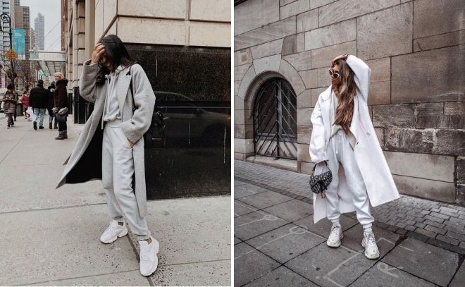 треники с пальто треники с пальто