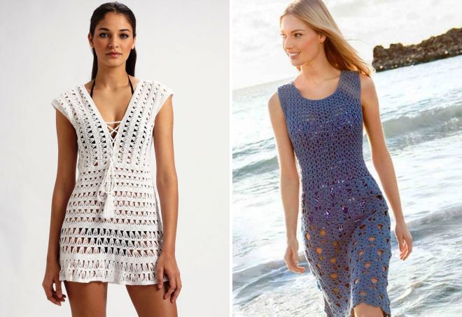 вязаные пляжные платья вязаные пляжные платья