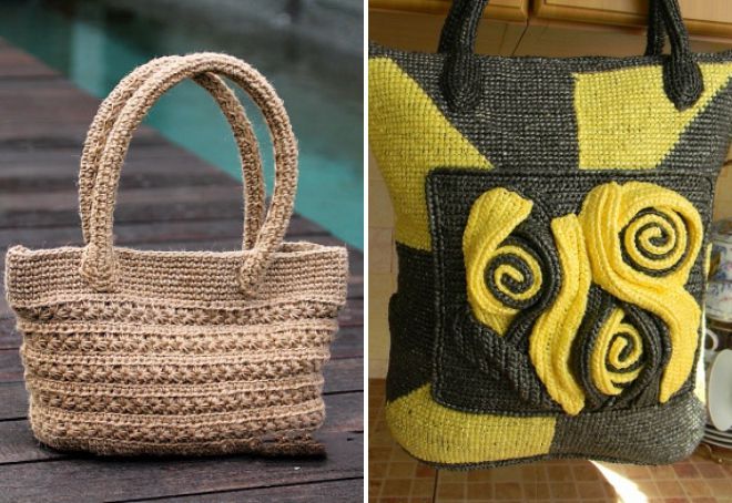 летние вязаные сумки цвета летние вязаные сумки цвета